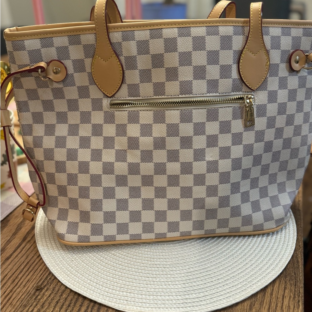 Checkered Tote Bag